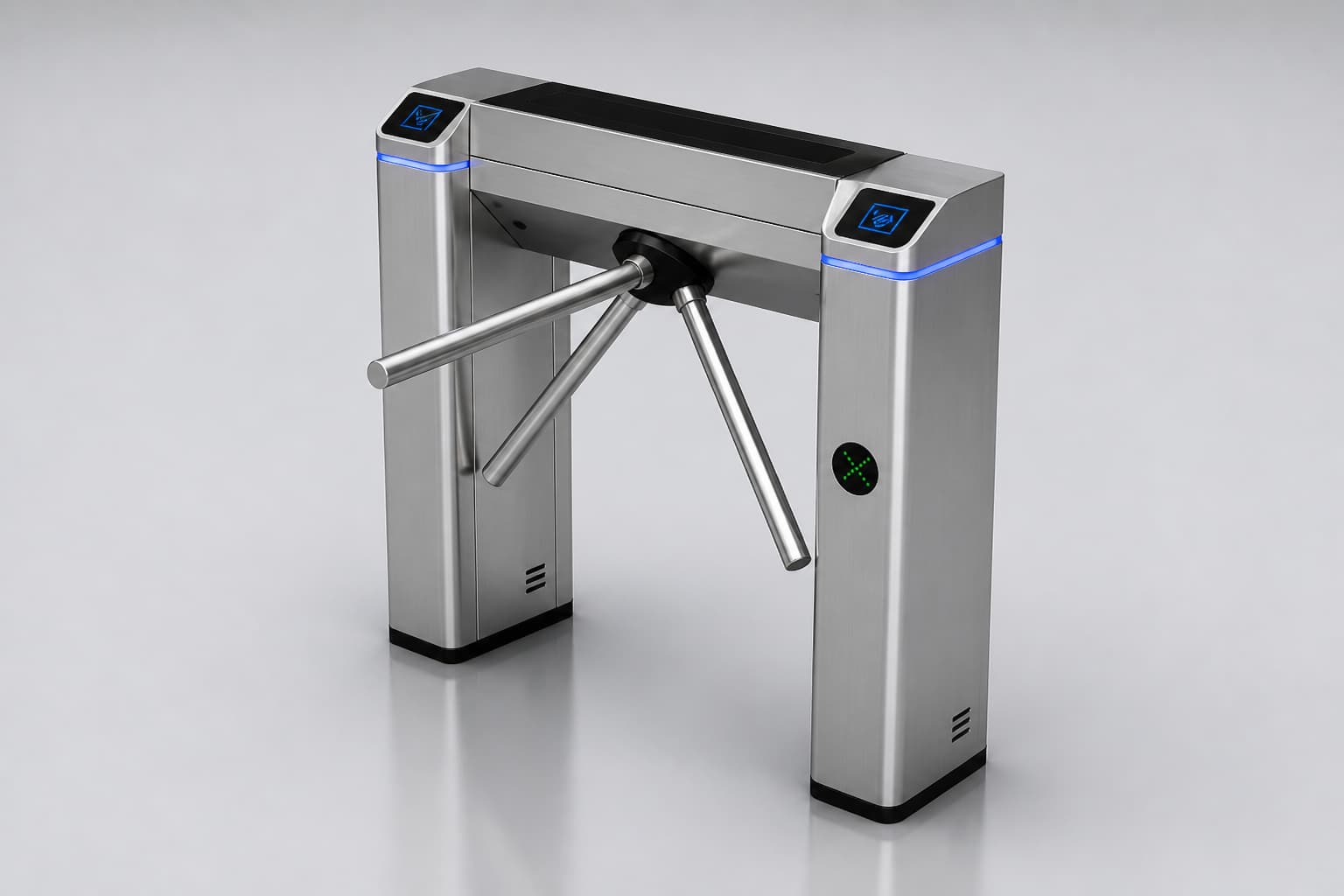 Compact Tripod Turnstiles for Gyms and Offices